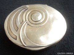 Art Nouveau német ezüst gyógyszeres szelence
