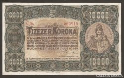 10000 Korona 1923 Orell Füssli