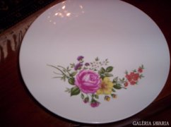 3 db rózsamintás KHALA lapos tányér, 23.5 cm