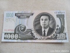 ÉSZAK-KOREA 1000 WON 2006 UNC