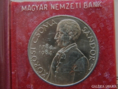 100 Forint 1984 Kőrösi Csoma Sándor MNB tok BU UNC