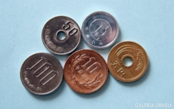 Japán 5 db yen