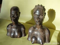 Afrikai szobor pár