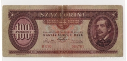 100 Forint 1947  Kossuth "Viseletes"