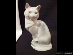 2146 I4 Régi Drache nagyméretű porcelán cica