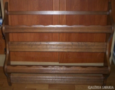 Konyhai polc, kemény fából 80x70 cm