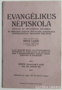 Evangélikus Népfskola - hivatalos közlöny 1929. január 