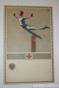Koloman Moser Schulverein képeslap sport