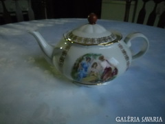  Barokk jelenetes tea kiöntő