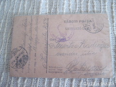 Tábori posta,levelező-lap,I. világháborús,1916