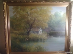 Nemes Tibor 50x60cm olaj fa festménye