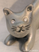 Fém gyűrűtartó cica / macska