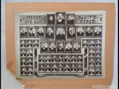 U928 D2 Antik fotográfia katolikus tablókép '40-41