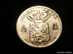 1/10 gulden 1858 - Holland India