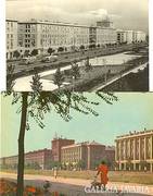 Sztálinváros, Dunaújváros- képeslapok, 2 db RETRO