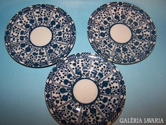 Régi Kínai vagy japán kék-fehér porcelán tányérok,cs