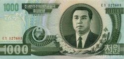 Észak-Korea 1000 won 2002 Unc