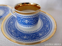 2 Bohemia (Carlsbad)porcelán kávézó szett ( 2 sz.)
