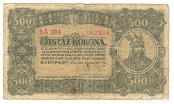 1923 - 500 korona
