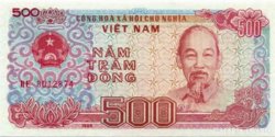 Vietnám 500 dong 1988 UNC 2 db SORSZÁMKÖVETŐ 