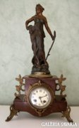 Antik,XIX.századi francia feles-ütős kandalló óra !