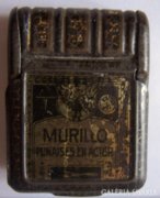 1900-s évek  díszes miniatűr fém szegdoboz