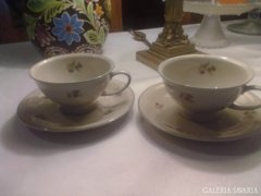 2 db Rosenthal teás csésze tányérral