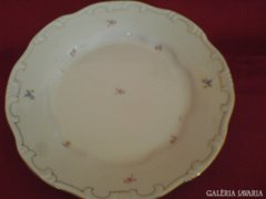 Zsolnay apróvirágos lapos tányér
