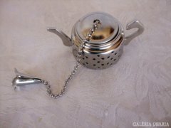 Teás kanna alakú kisméretű teafű tartó (főző) !!