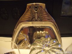 Morzsalapát, kuglóf forma, ezüstözött kiöntő cukortar