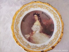  Erzsébet királynőt ábrázoló hibátlan porcelán tány