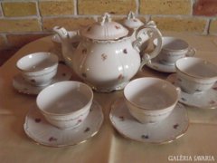 Zsolnay barokk teás készlet