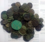 110 darab római érme