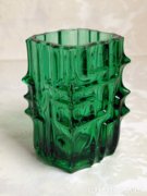 Art Deco zöld váza
