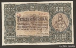 10000 Korona 1923  Pénzjegynyomda