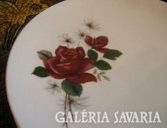 Virágos BAVARIA süteményes tányér készlet 5db