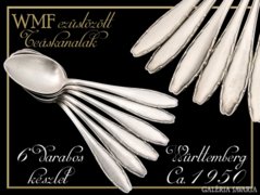 WMF német ezüstözött teáskanalak - Ca. 1950