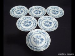 2877 D2 Régi JLMENAU porcelán tányér készlet 6 db