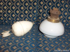 Lüszter lámpa porcelán részei - 2 db - kedvező áron