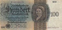 German 100 Reichsmark 1924