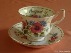Royal Albert pipacsos teáscsésze tányérral