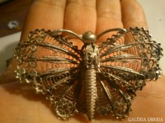 Gyönyörű ezüst pillangó