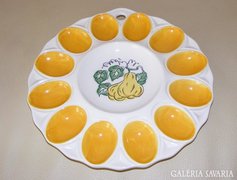Porcelán tojástartó tál