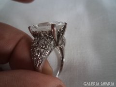 hatalmas ezüst gyűrű 