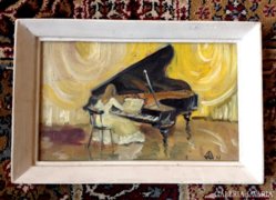 VOLKOV MIHAIL: Zongorázó lány