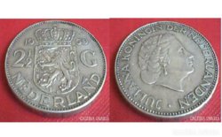 HOLLAND EZÜST 2 1/2 GULDEN - 1959.