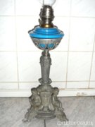 Antik Barokk Puttós Petróleumlámpa  80cm