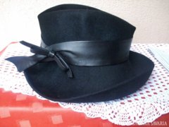 Elegáns fekete színű női kalap ! Német minőség !