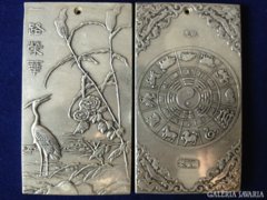 Tibeti ezüst,szerencse amulett 128g