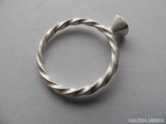 Ezüst 925 Női Gyűrű fekete köves